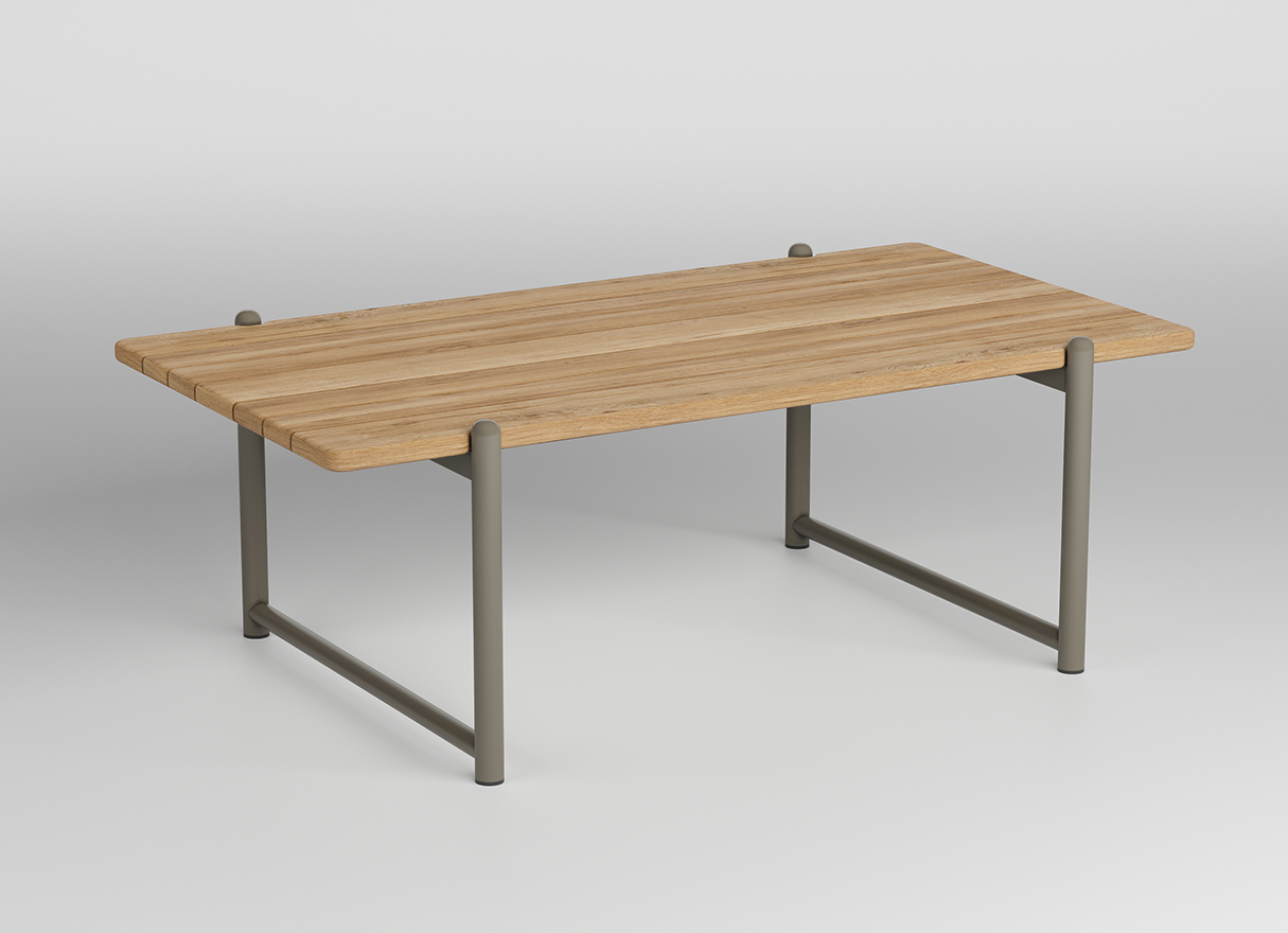 elka orta sehpa vizon alu natural teak