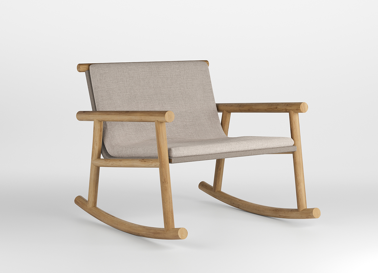 kamo sallan─▒r koltuk natural teak krem rope