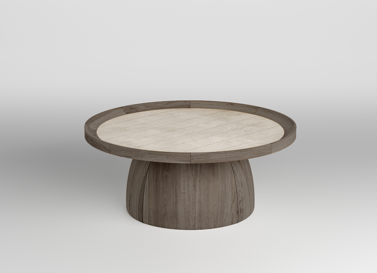 paullo orta sehpa weathered teak