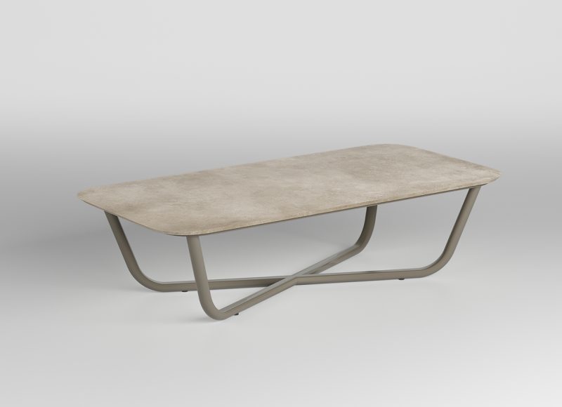 circle sehpa vizon alu krem seramik